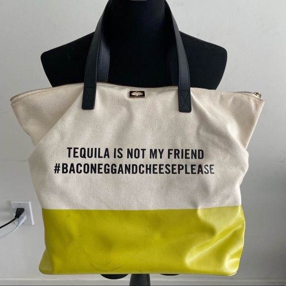Kate Spade Bacon, Egg & Cheese Weekender Tote - Picture 2 of 8